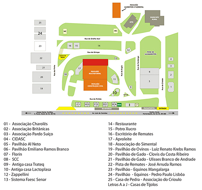 Mapa do Parque